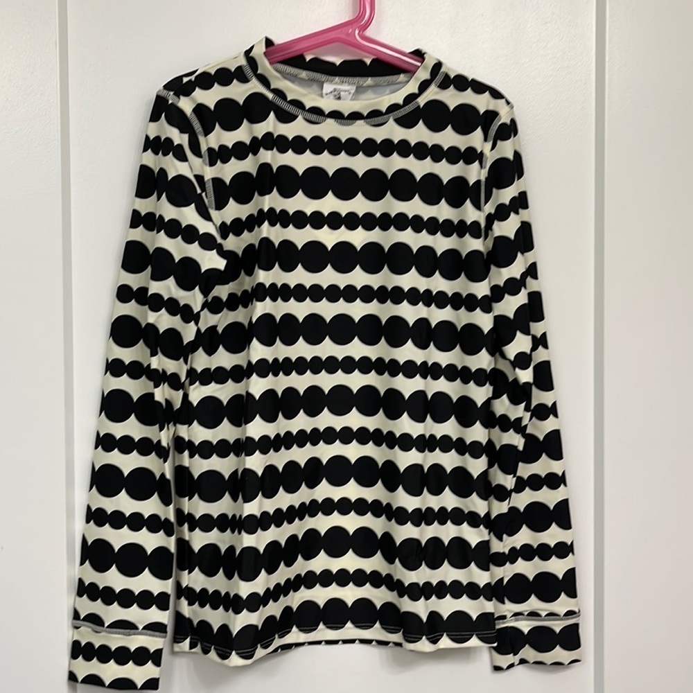 SHADE CRITTERS PALM BEACH KIDS POLKA DOT RASHGUARD size 12/14